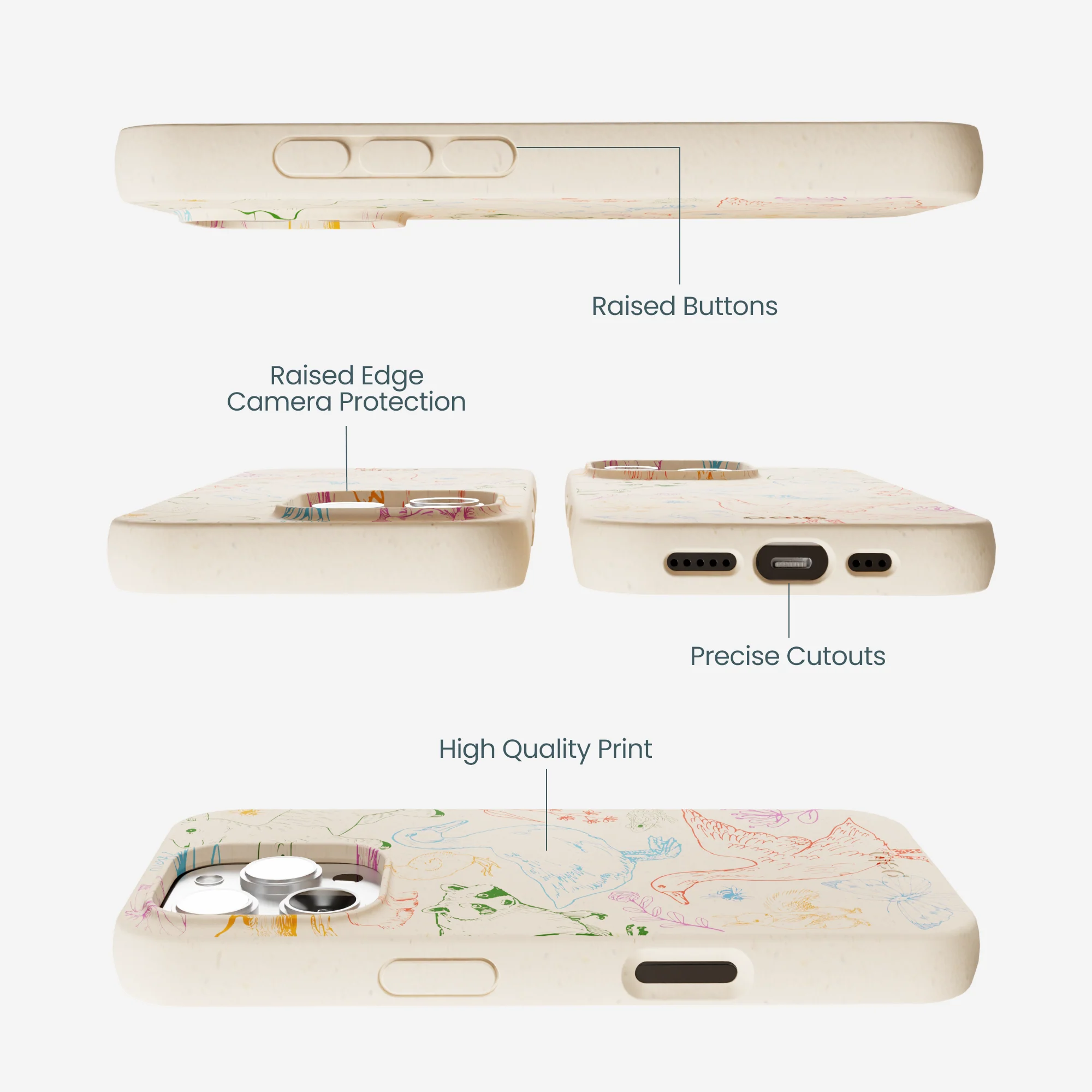 Seashell Springline Magic iPhone 16 Pro Max Case - Image 3
