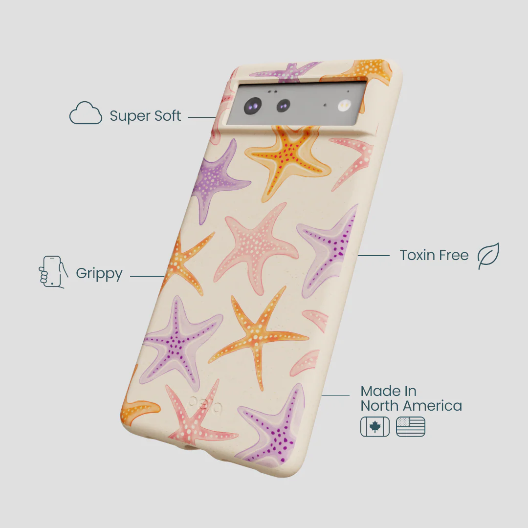 Seashell Starfish Parade Google Pixel 6a Case - Image 4