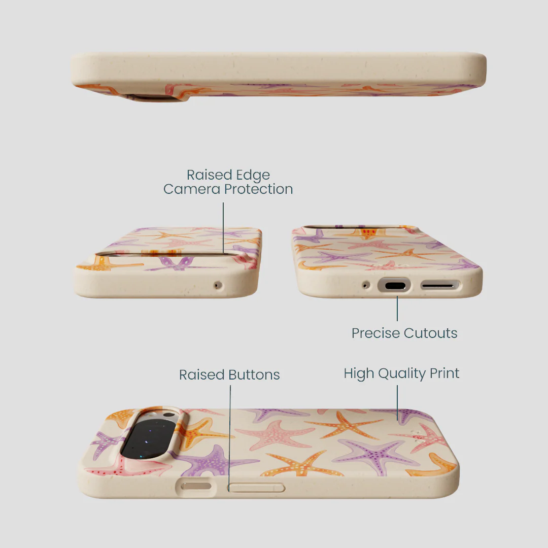 Seashell Starfish Parade Google Pixel 9/9 Pro Case - Image 3