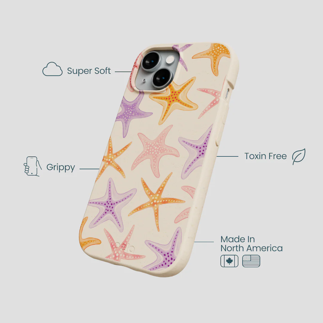Seashell Starfish Parade iPhone 15 Case - Image 4