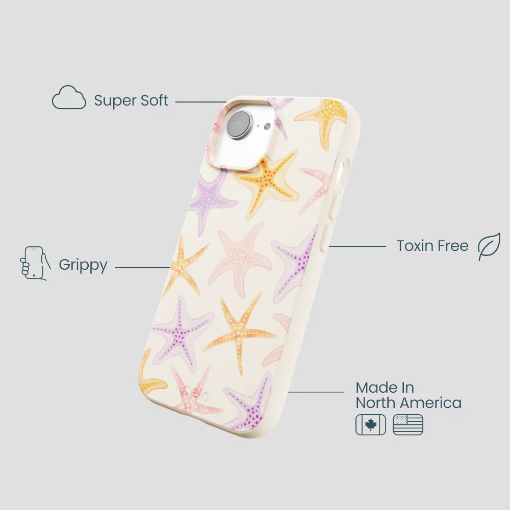 Seashell Starfish Parade iPhone 16e/17e Case - Image 4
