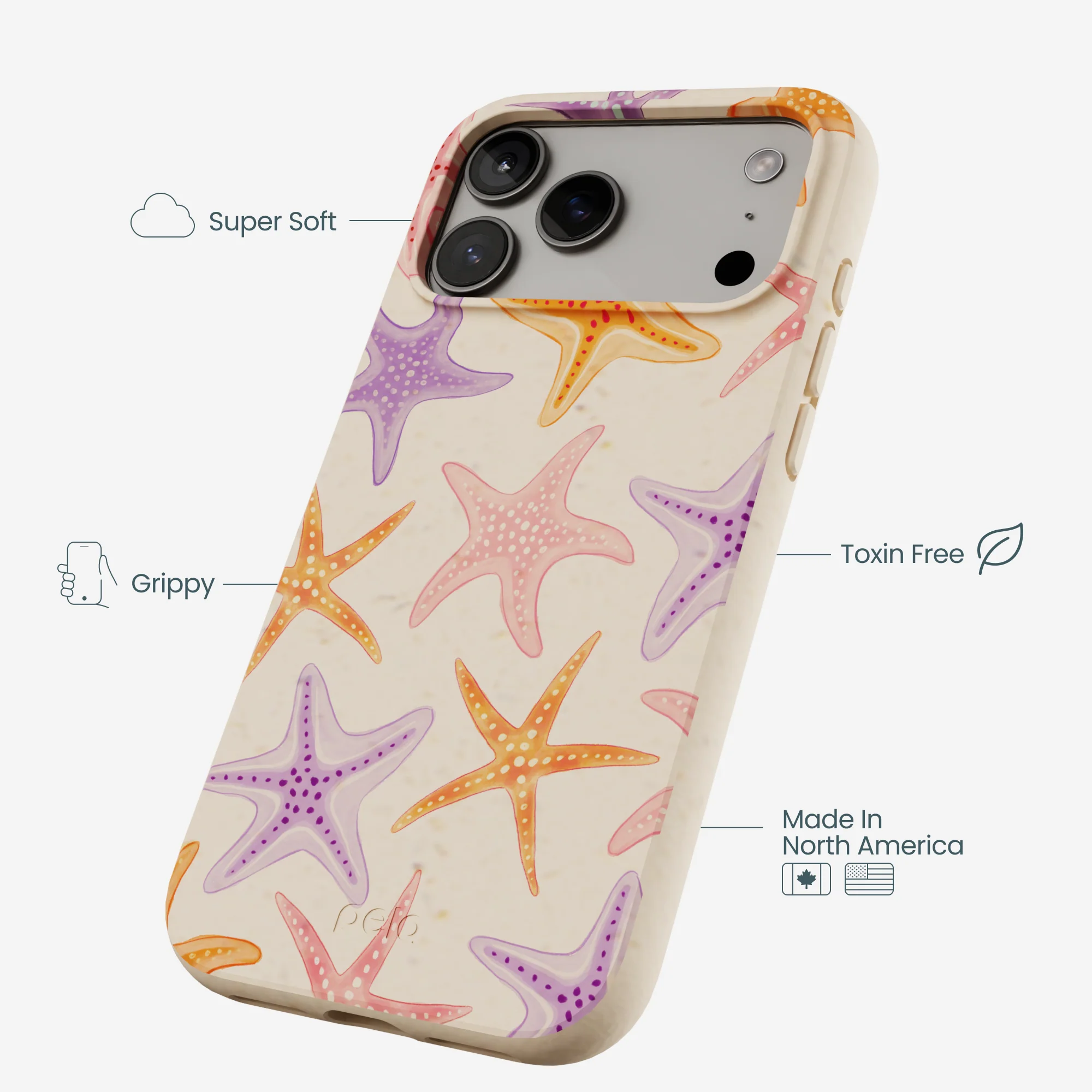 Seashell Starfish Parade iPhone 17 Pro Max Case - Image 4