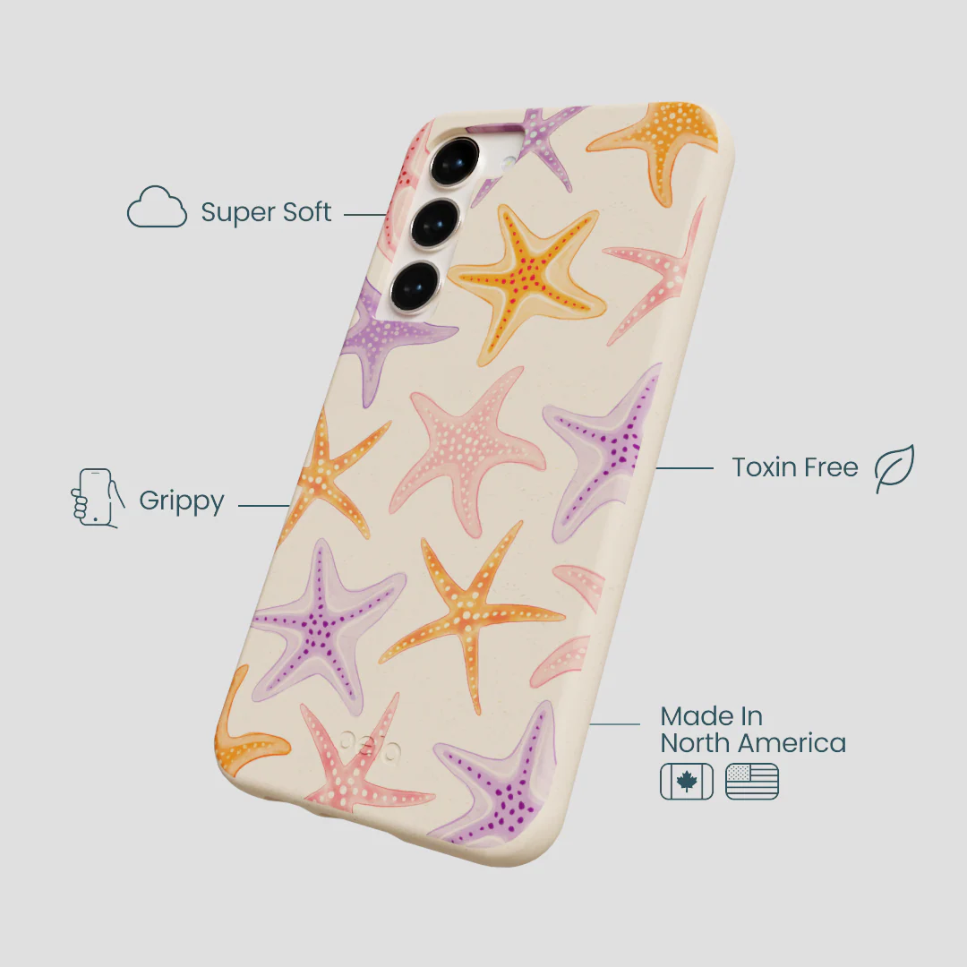 Seashell Starfish Parade Samsung Galaxy S23+(Plus) Case - Image 4