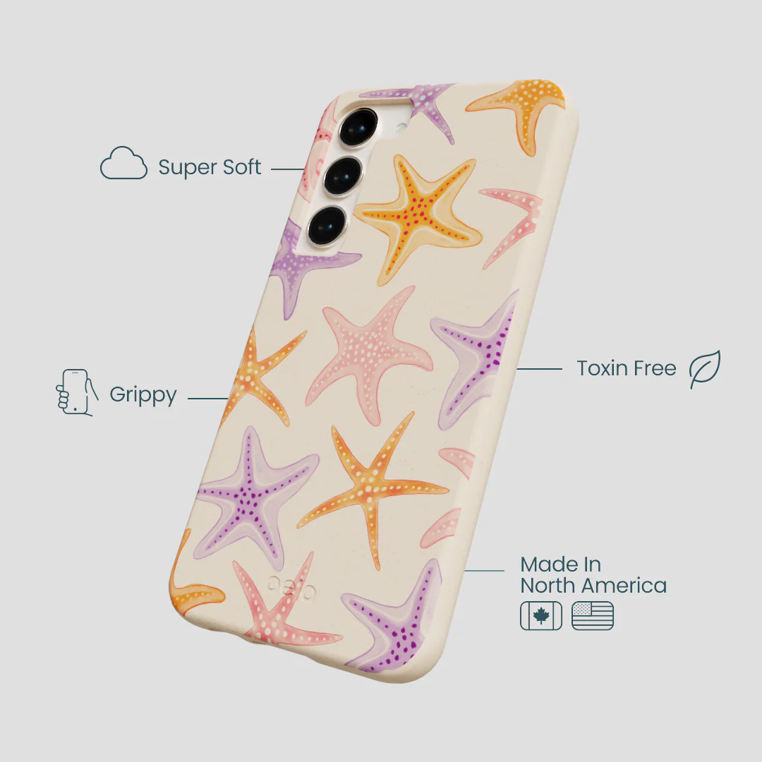 Seashell Starfish Parade Samsung Galaxy S24+(Plus) Case - Image 4