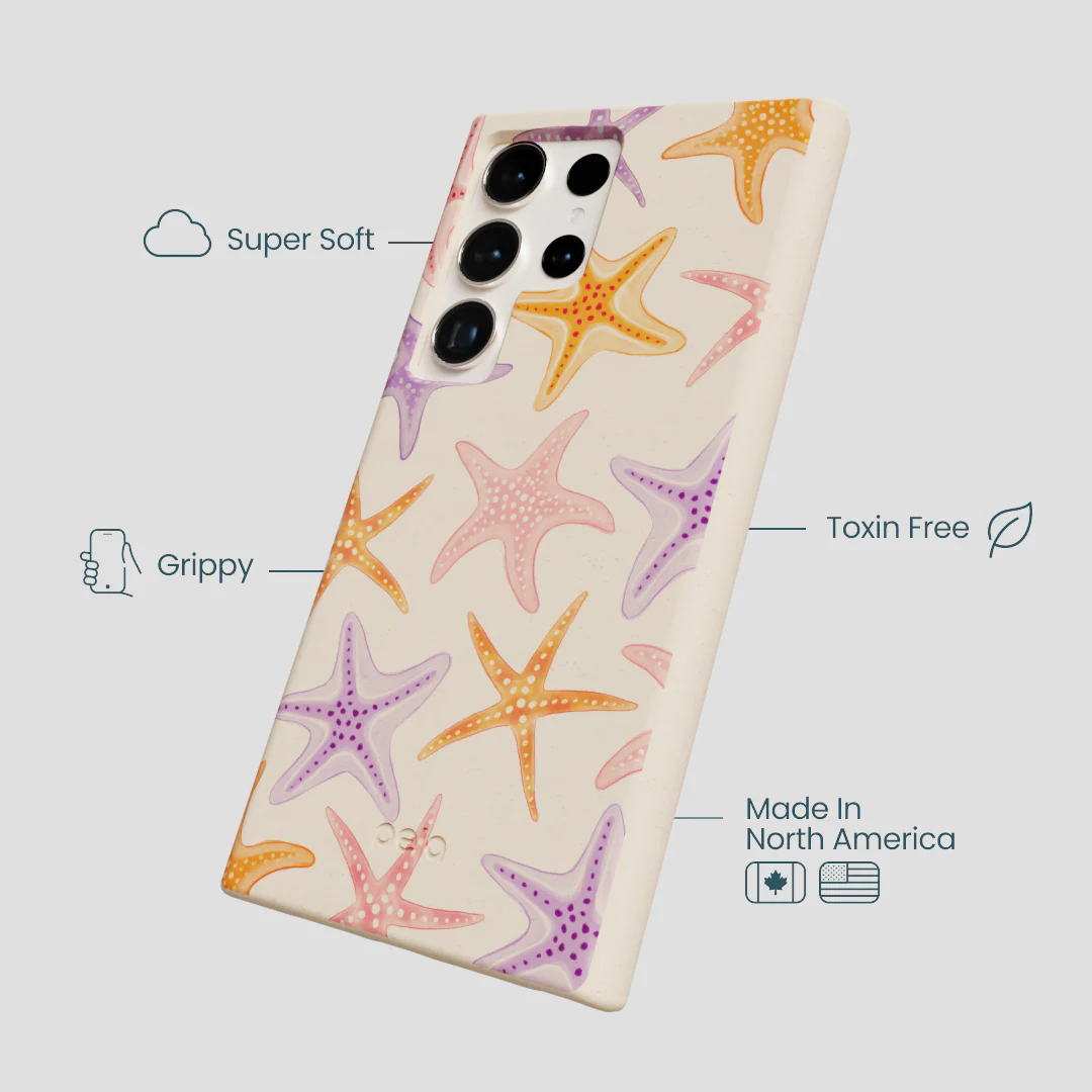 Seashell Starfish Parade Samsung Galaxy S24 Ultra Case - Image 4