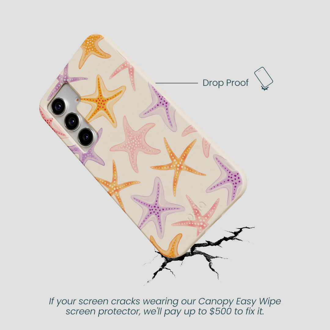 Seashell Starfish Parade Samsung Galaxy S25 Case - Image 5