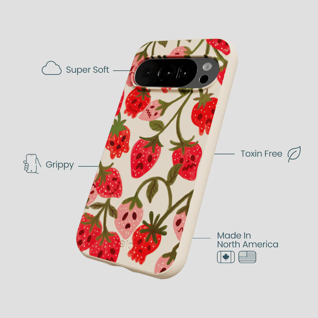 Seashell Strawboories Google Pixel 10/10 Pro Case - Image 4