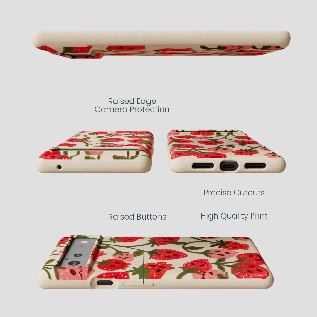 Seashell Strawboories Google Pixel 6 Case - Image 3