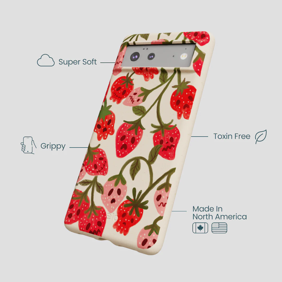 Seashell Strawboories Google Pixel 6 Case - Image 4