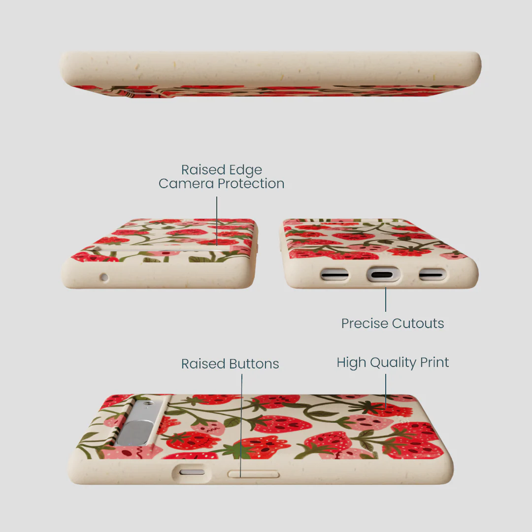 Seashell Strawboories Google Pixel 7 Case - Image 3