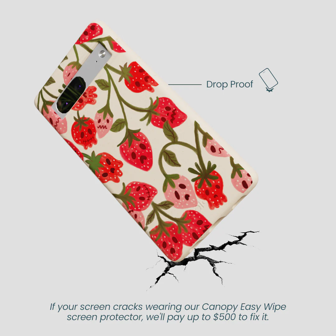 Seashell Strawboories Google Pixel 7a Case - Image 5