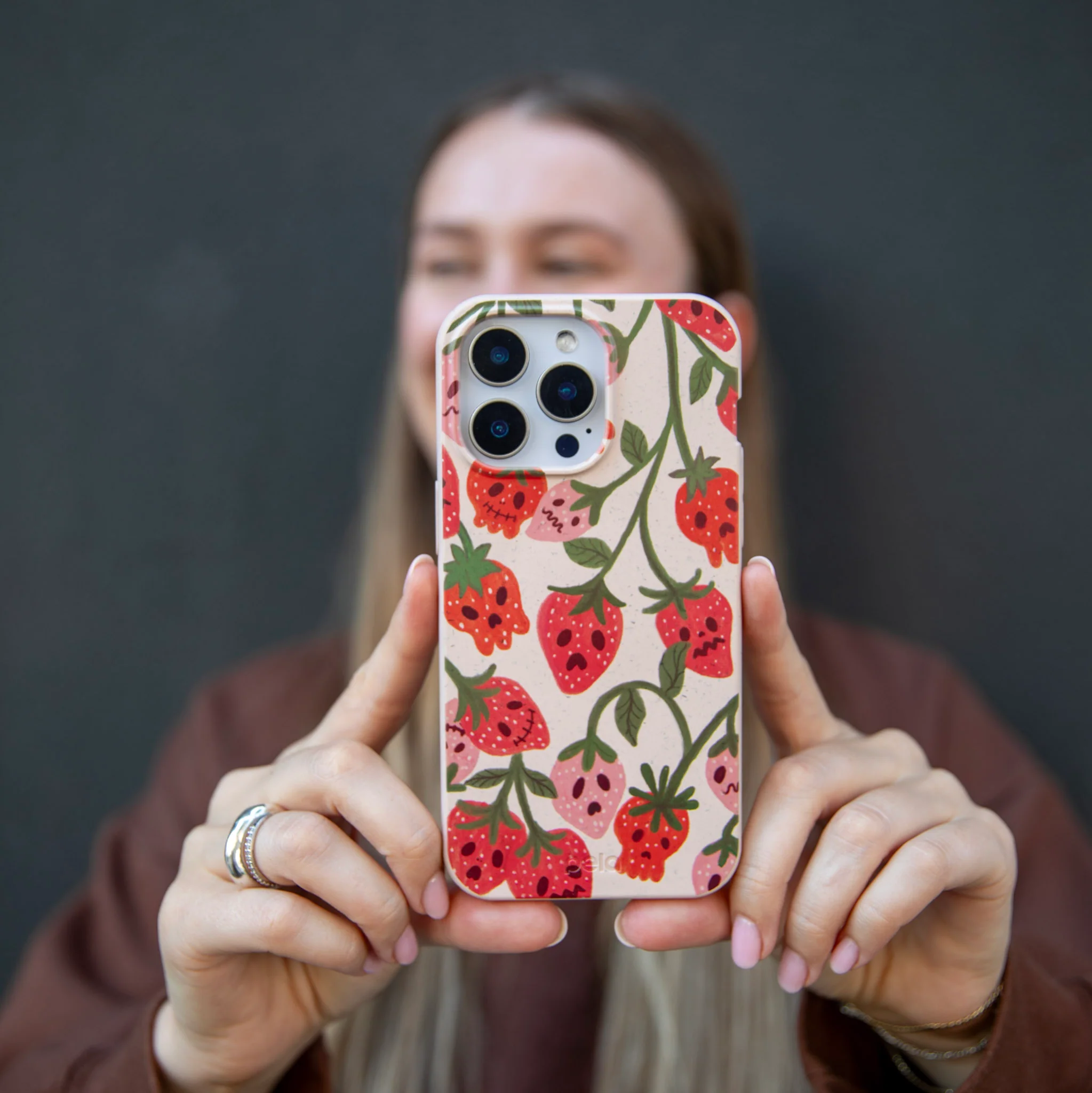 Seashell Strawboories Google Pixel 9/9 Pro Case - Image 2
