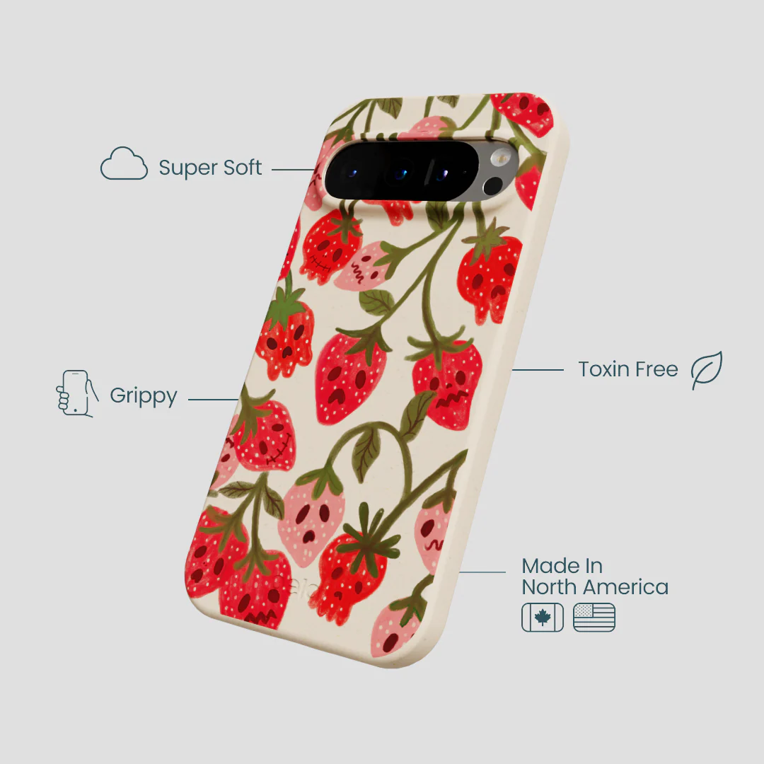 Seashell Strawboories Google Pixel 9/9 Pro Case - Image 4