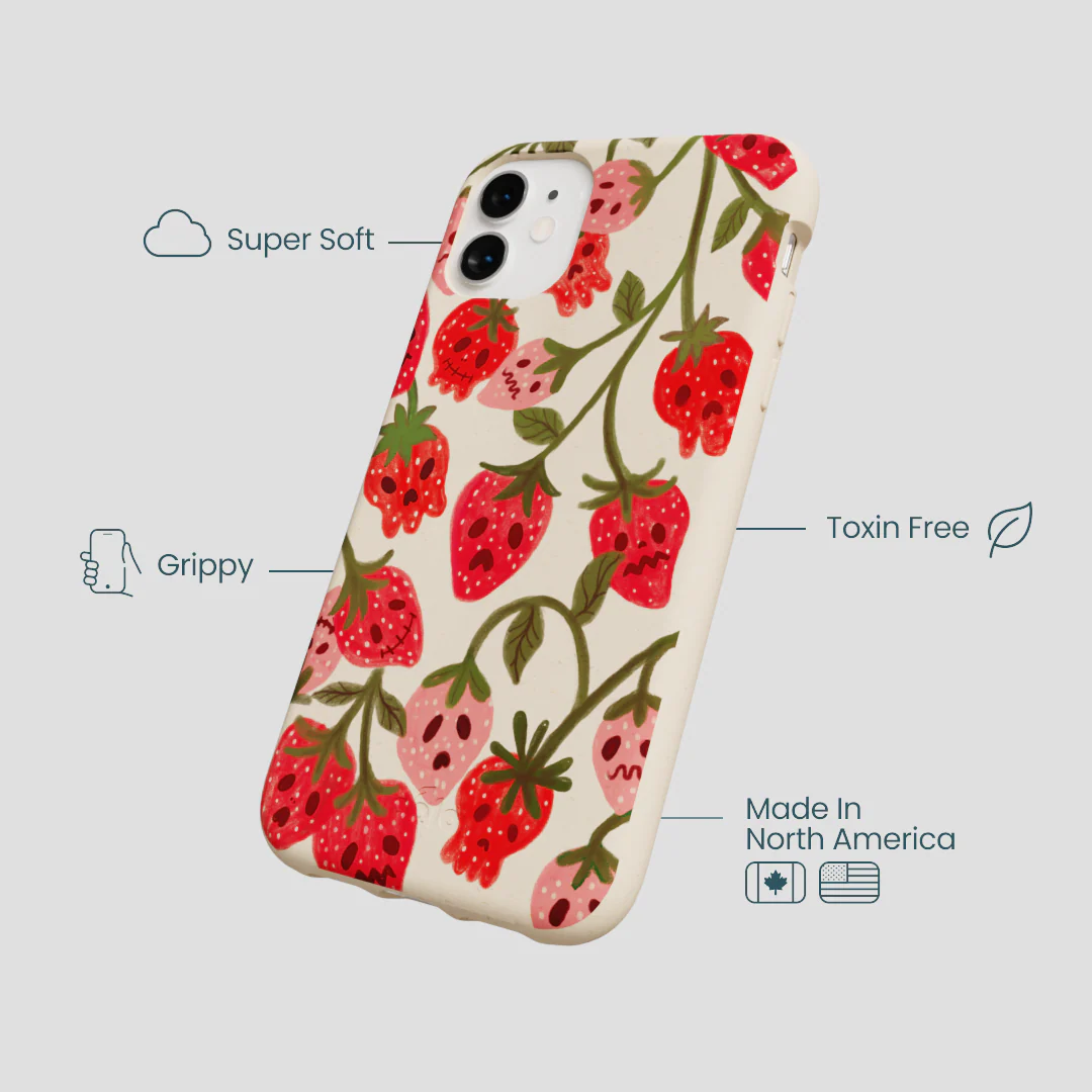 Seashell Strawboories iPhone 11 Case - Image 4