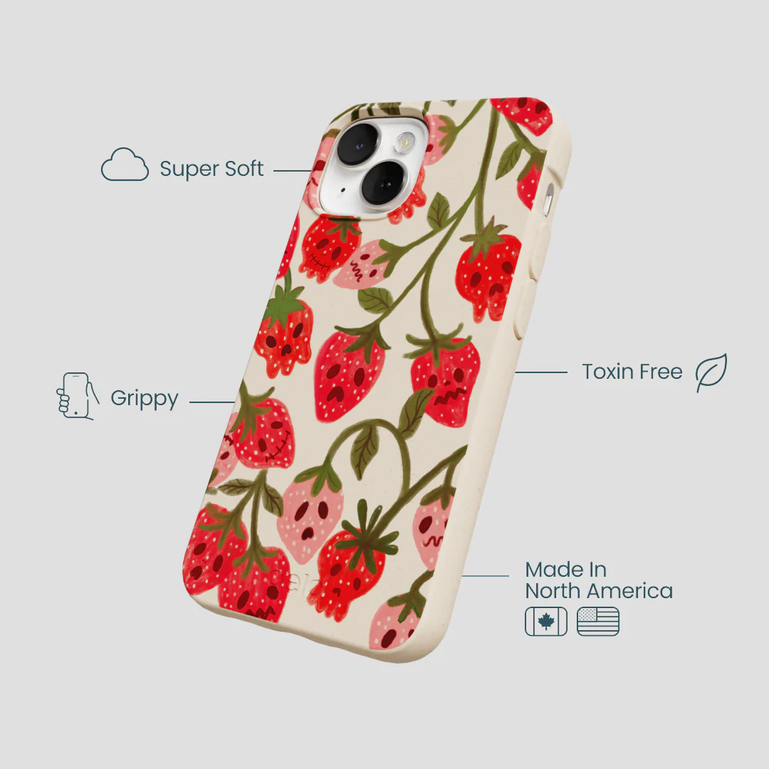 Seashell Strawboories iPhone 13 Case - Image 4