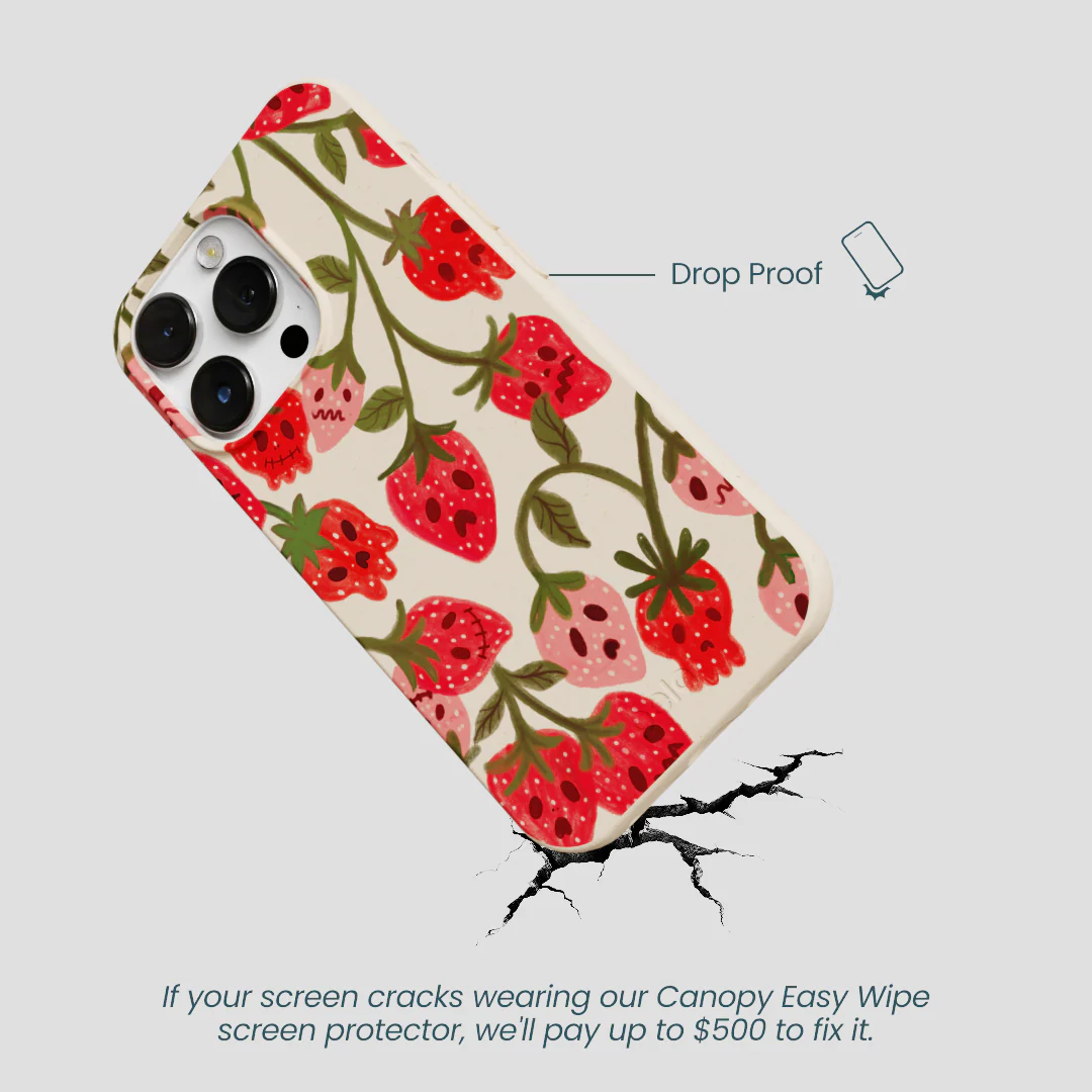 Seashell Strawboories iPhone 13 Pro Max Case - Image 5