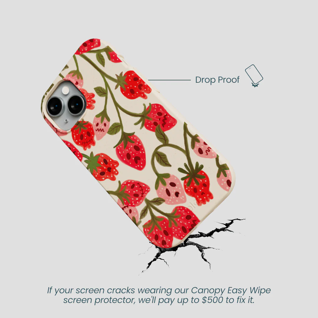 Seashell Strawboories iPhone 14 Case - Image 5