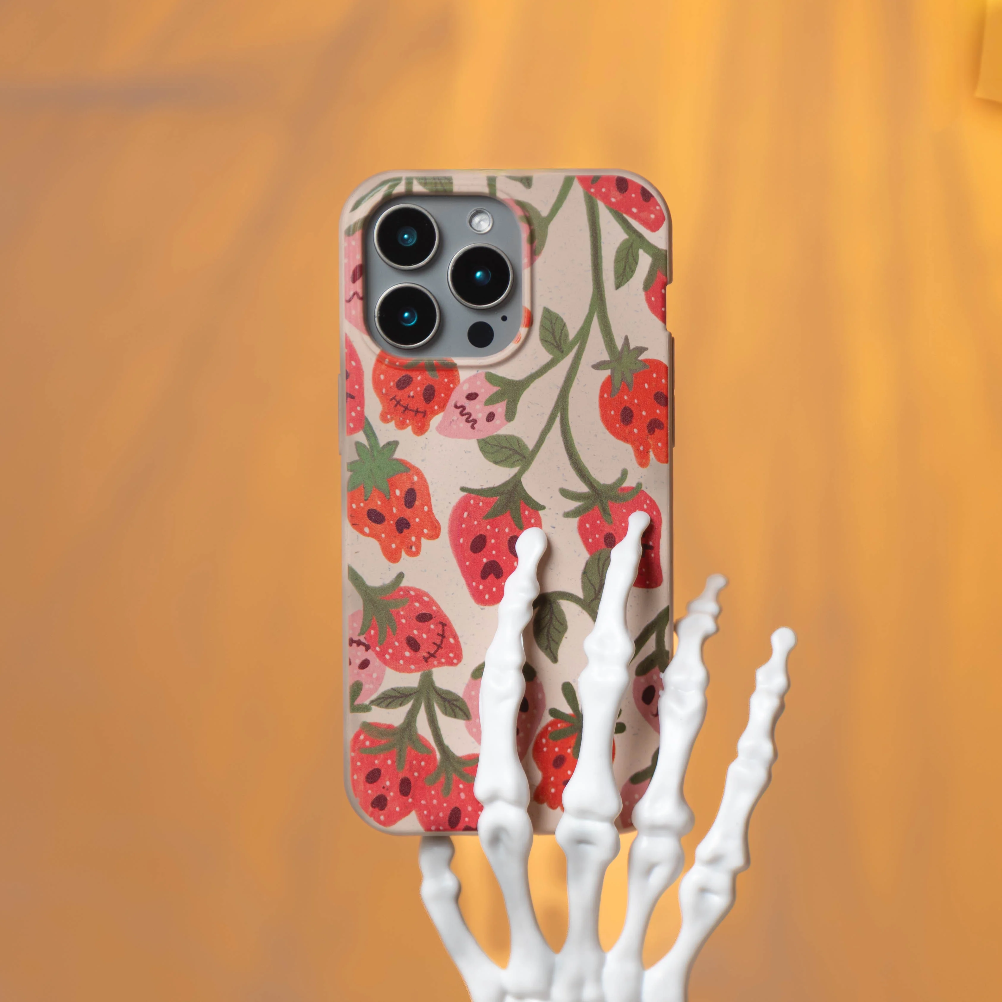 Seashell Strawboories iPhone 14 Pro Case - Image 10