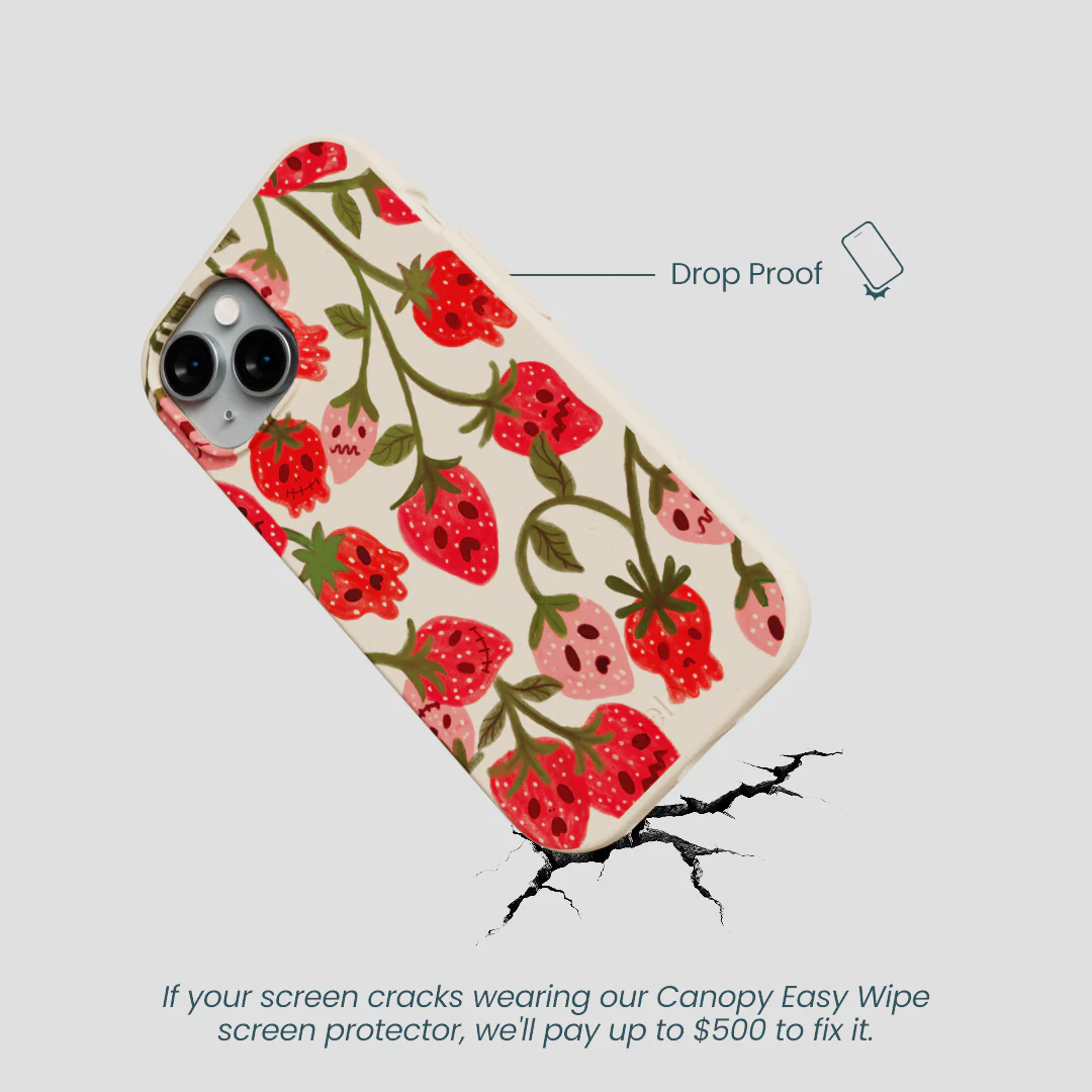 Seashell Strawboories iPhone 15 Case - Image 5