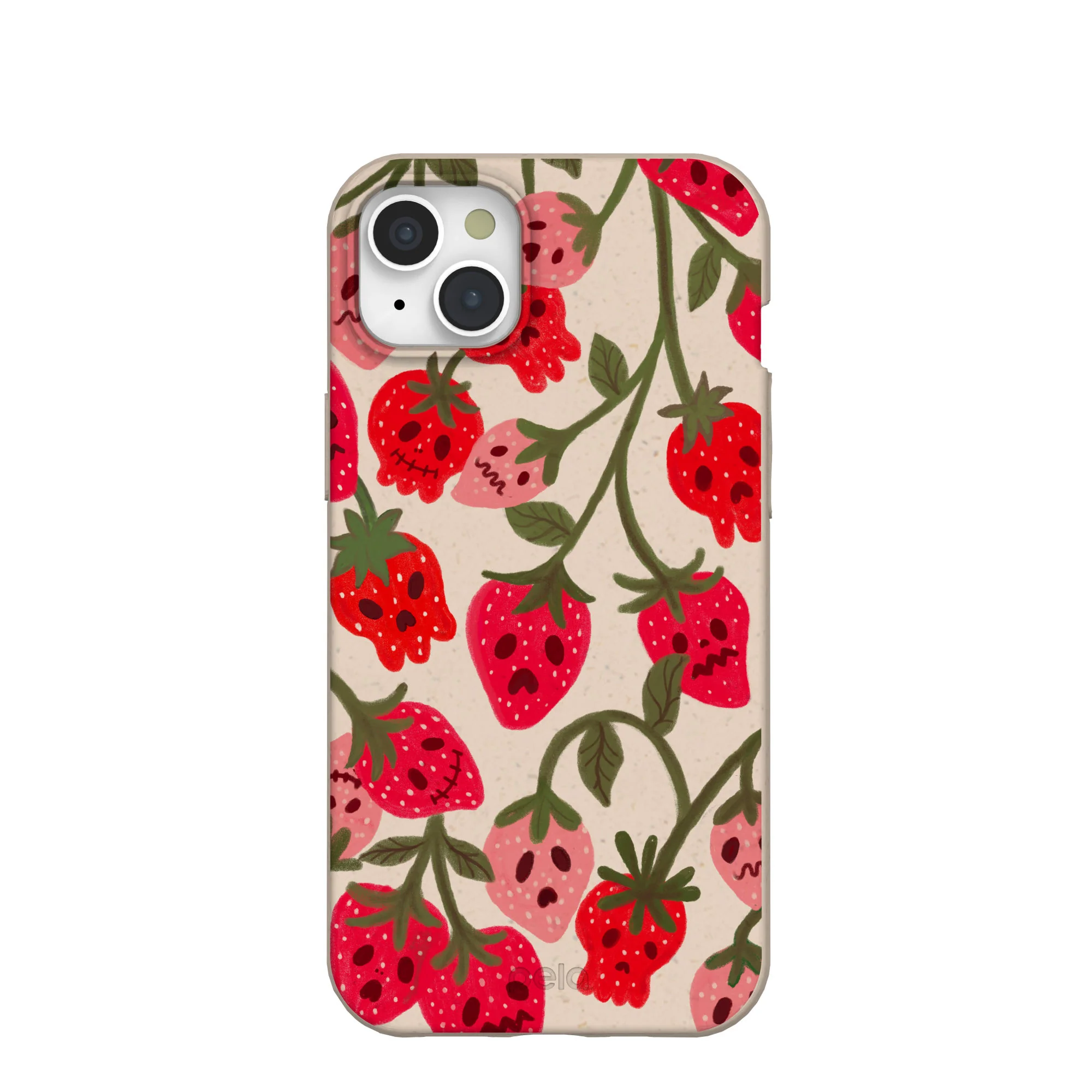 Seashell Strawboories iPhone 15 Plus Case