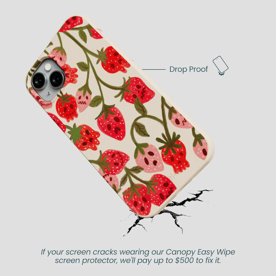 Seashell Strawboories iPhone 15 Plus Case - Image 5
