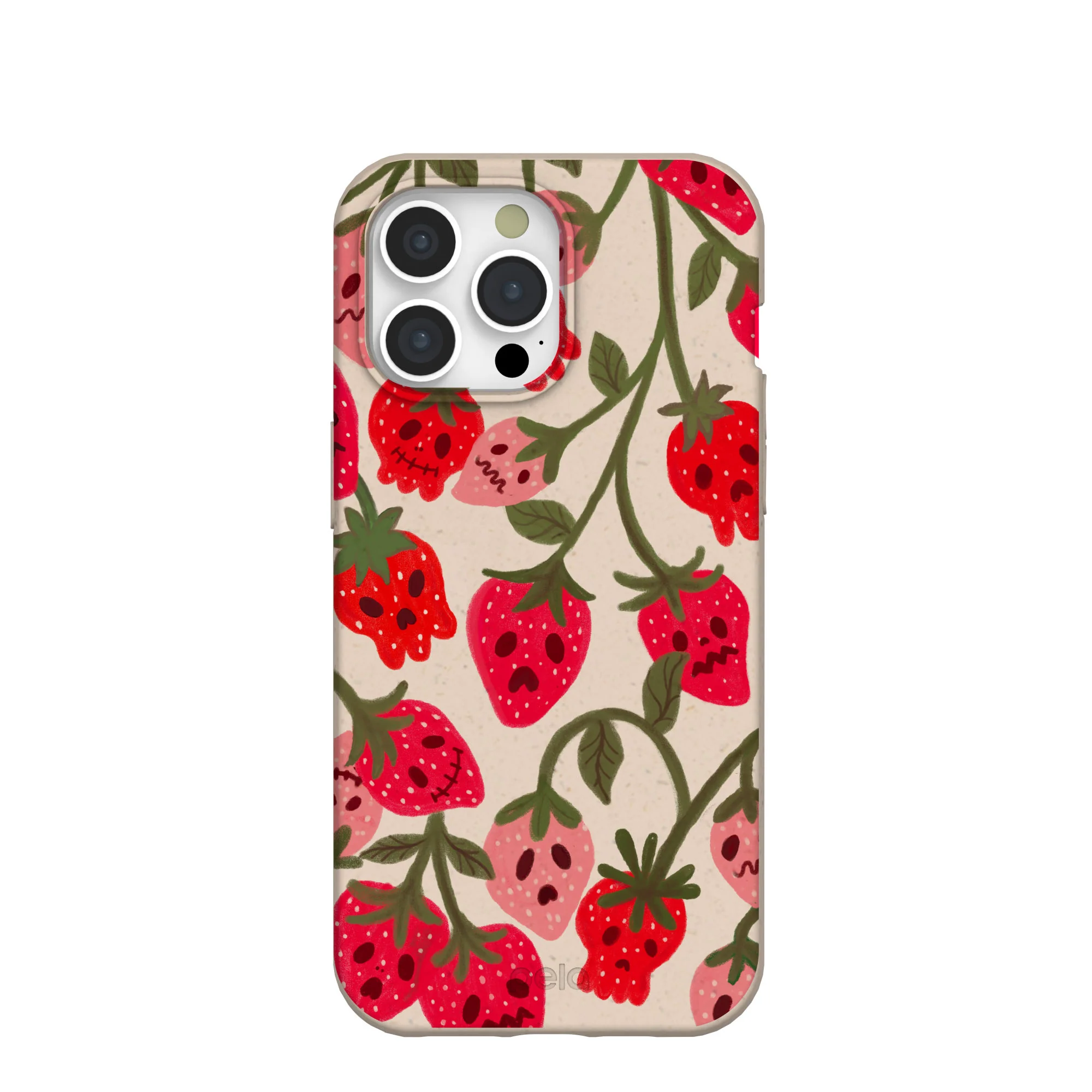 Seashell Strawboories iPhone 15 Pro Max Case