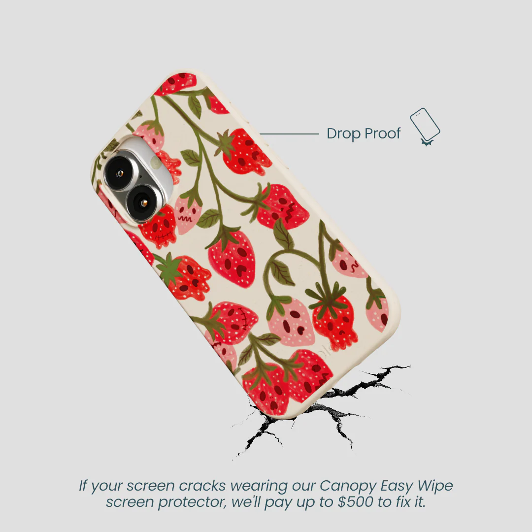 Seashell Strawboories iPhone 16 Case - Image 5