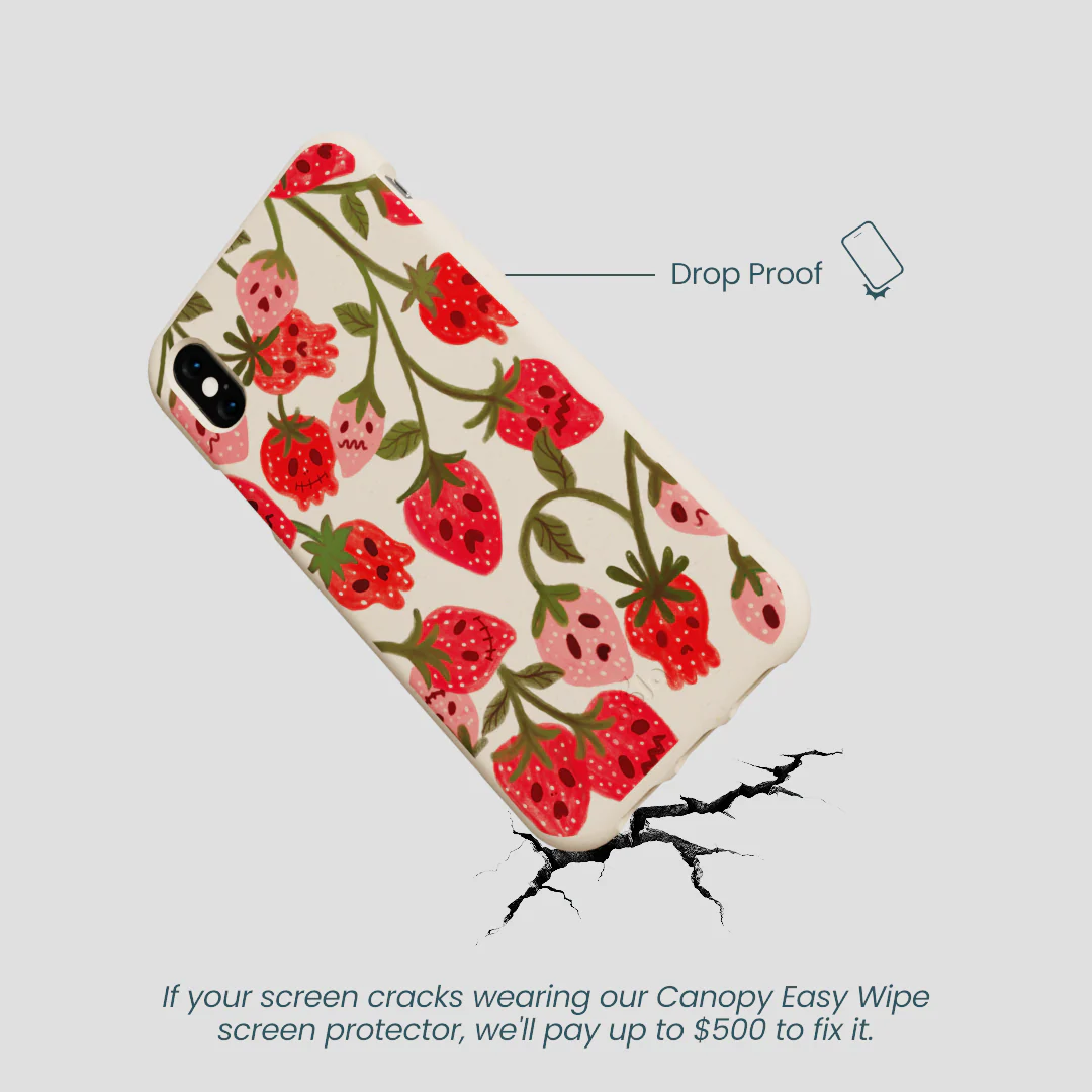 Seashell Strawboories iPhone XR Case - Image 5