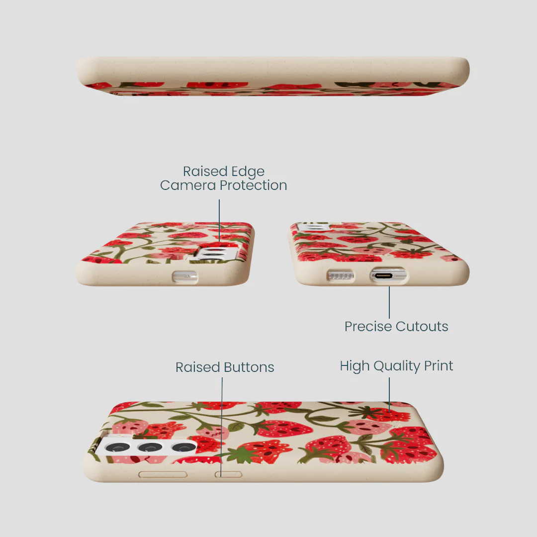 Seashell Strawboories Samsung Galaxy S21 Case - Image 3