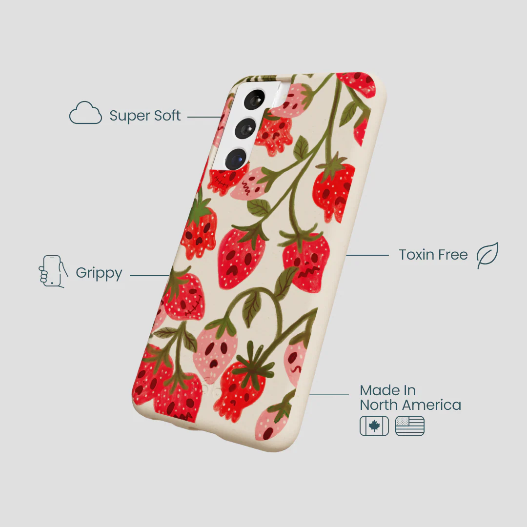Seashell Strawboories Samsung Galaxy S21 Case - Image 4
