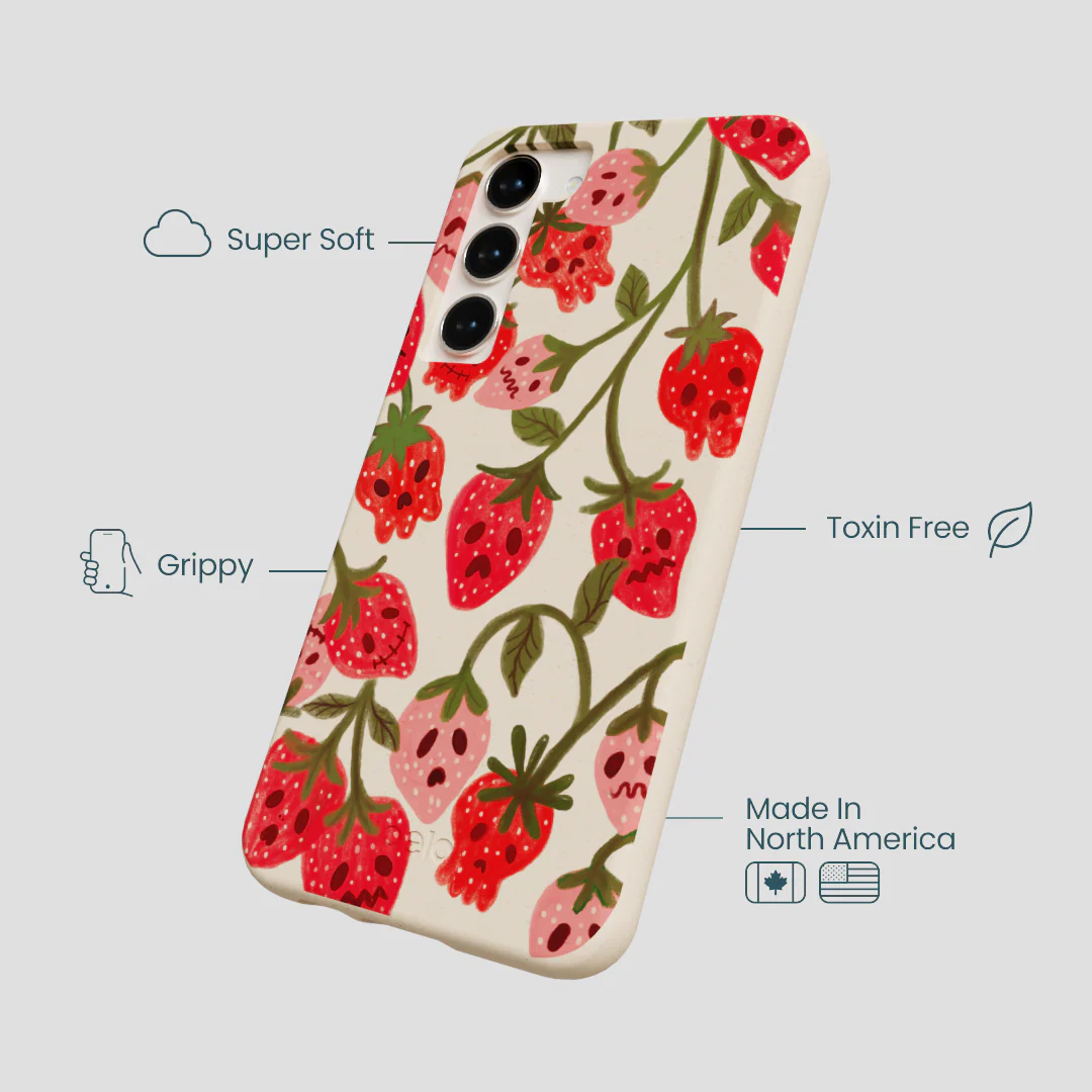 Seashell Strawboories Samsung Galaxy S23+(Plus) Case - Image 4