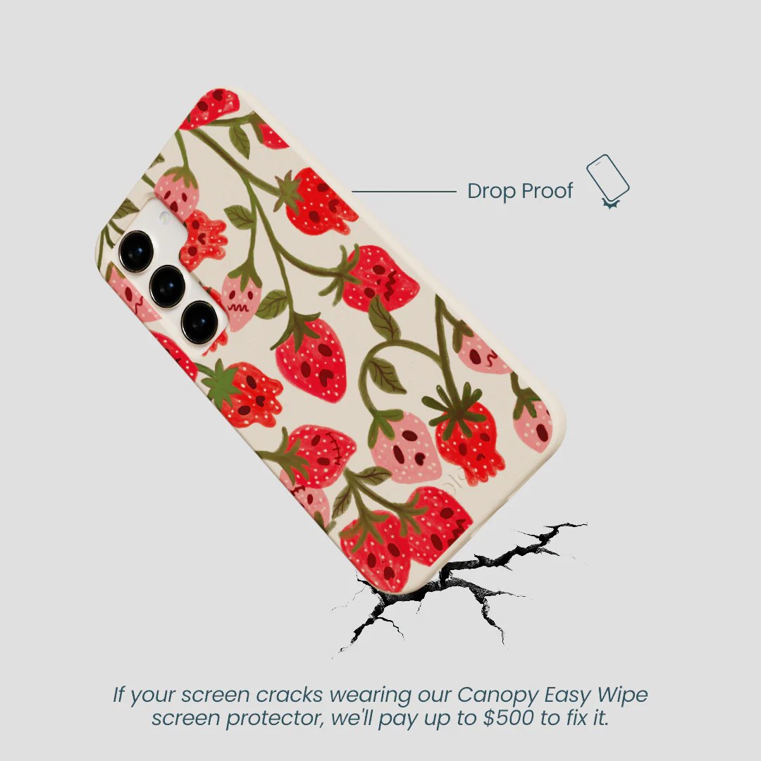 Seashell Strawboories Samsung Galaxy S24 Case - Image 5