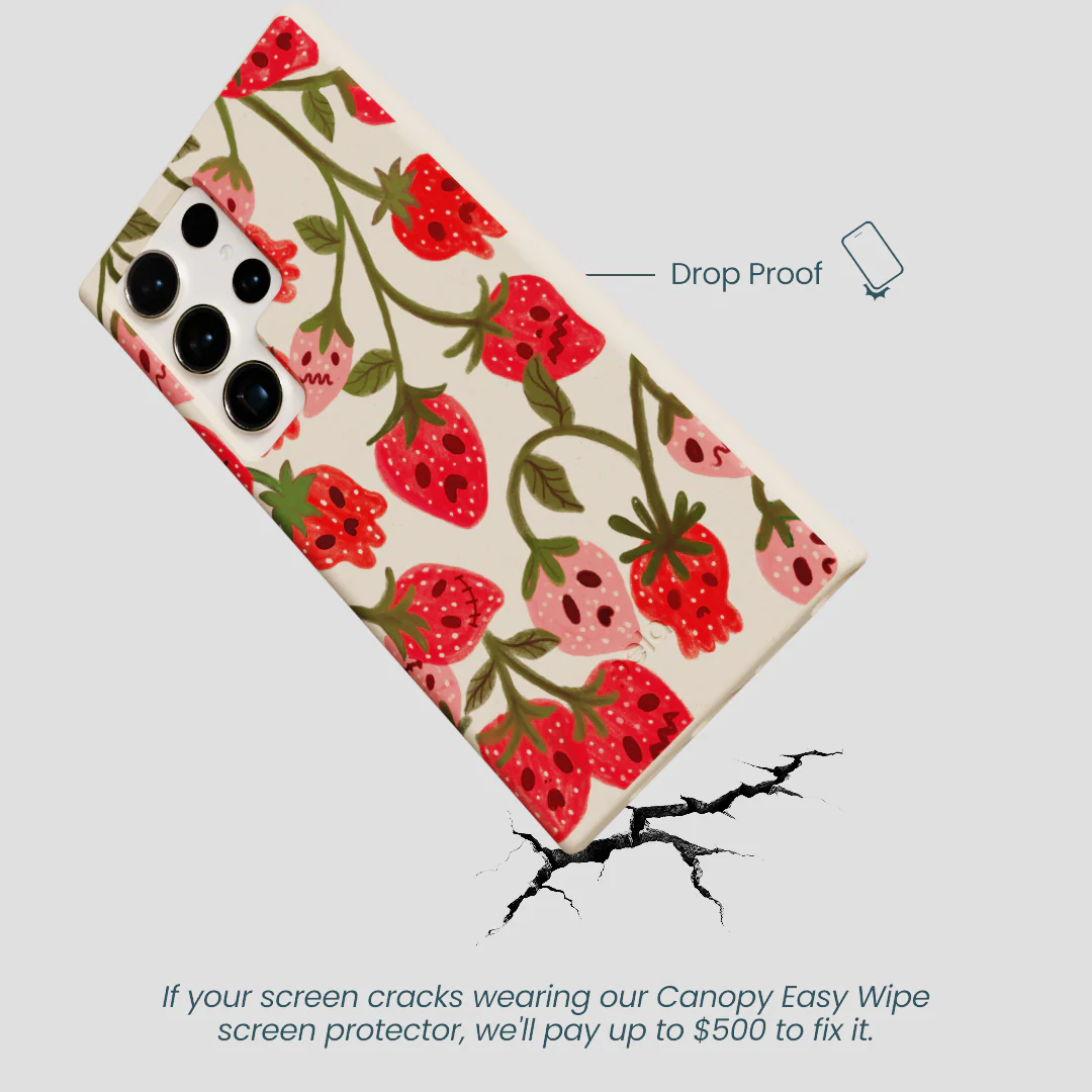Seashell Strawboories Samsung Galaxy S24 Ultra Case - Image 5