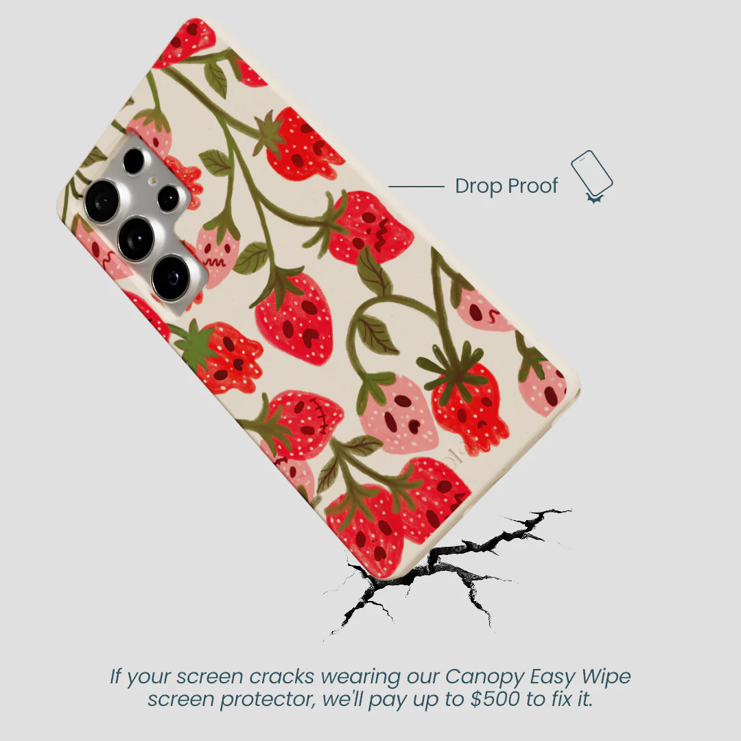 Seashell Strawboories Samsung Galaxy S25 Ultra Case - Image 5