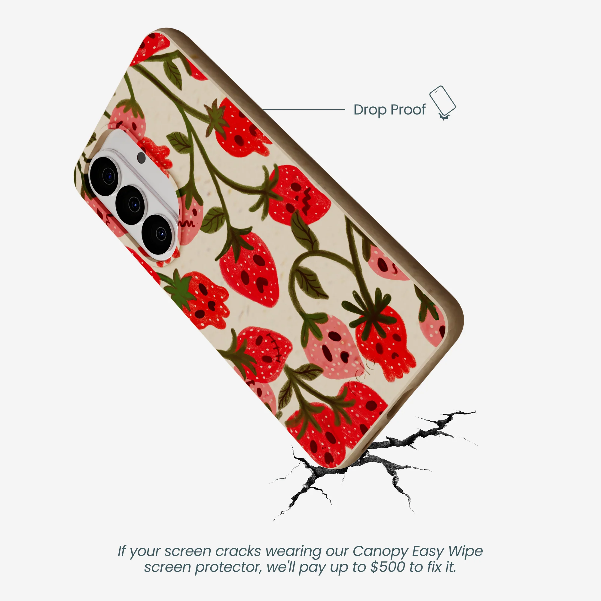Seashell Strawboories Samsung Galaxy S26 Case - Image 5