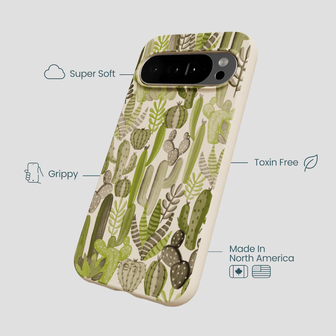 Seashell Succulent Cacti Google Pixel 10 Pro XL Case - Image 4