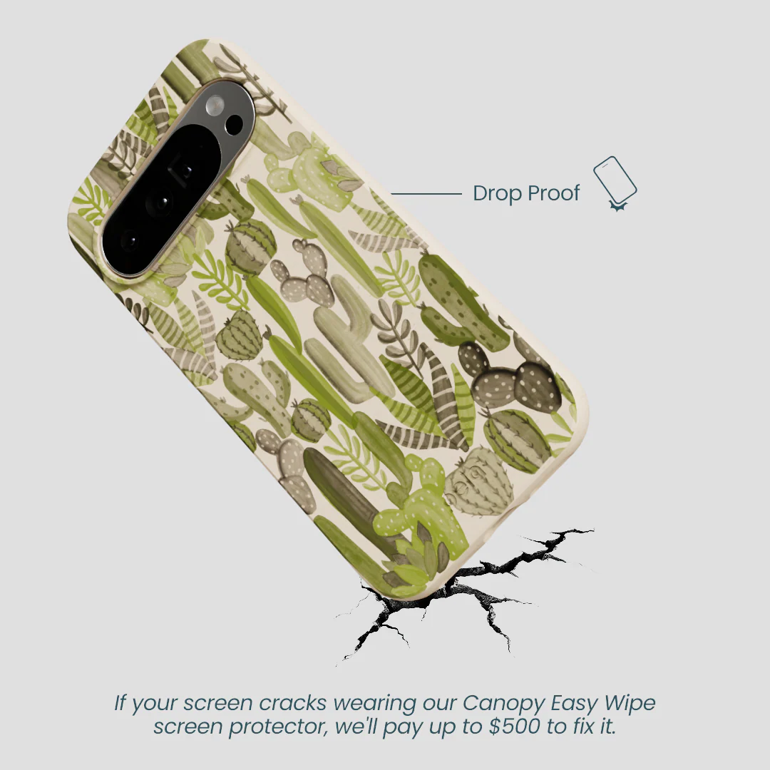 Seashell Succulent Cacti Google Pixel 10 Pro XL Case - Image 5