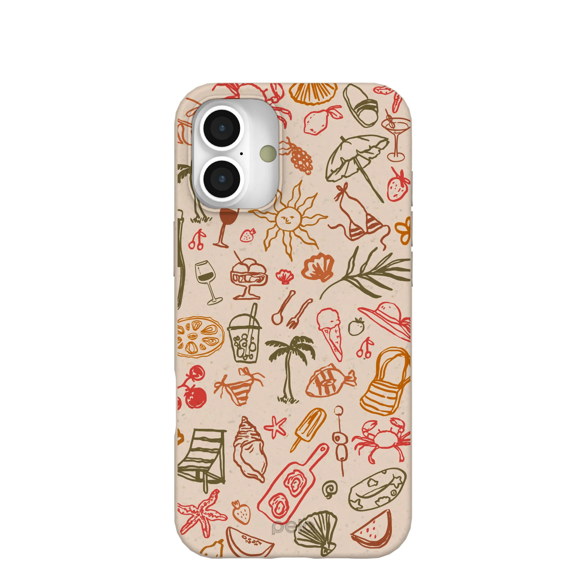 Seashell Sunkissed iPhone 16 Plus Case