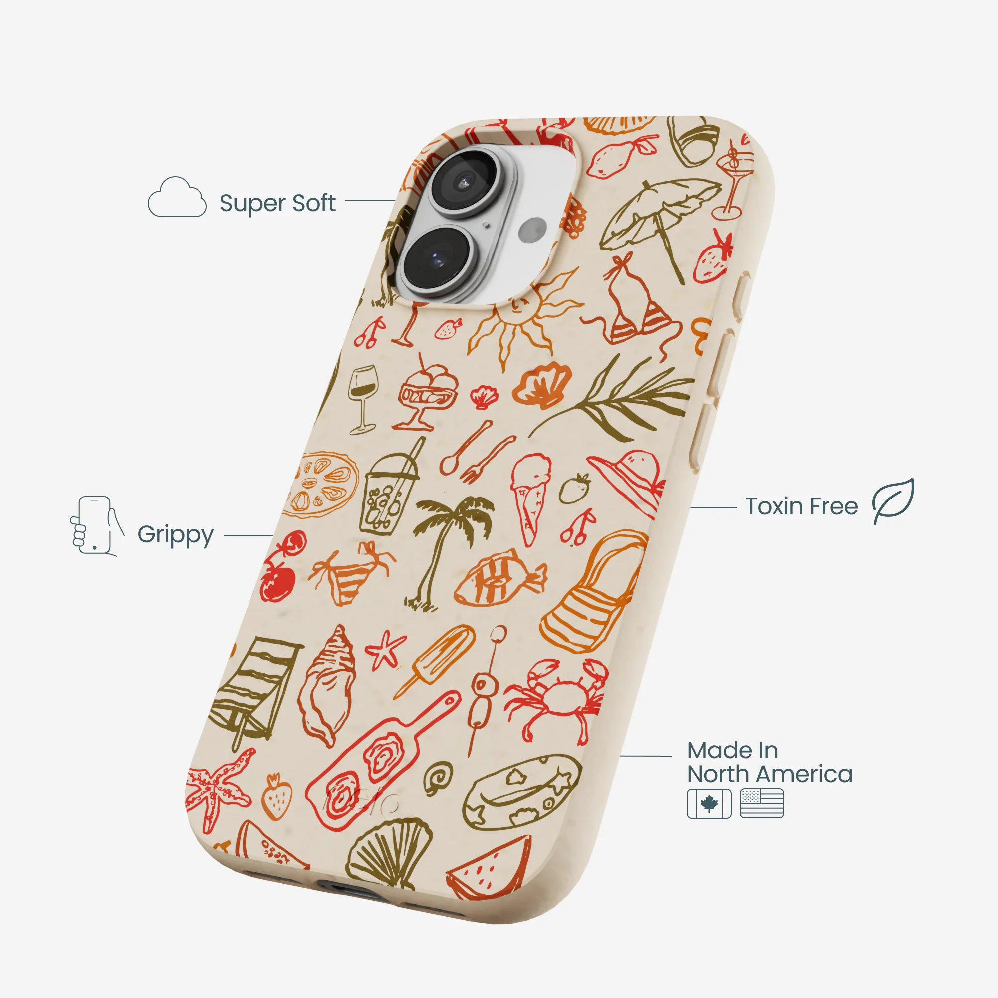 Seashell Sunkissed iPhone 17 Case - Image 4