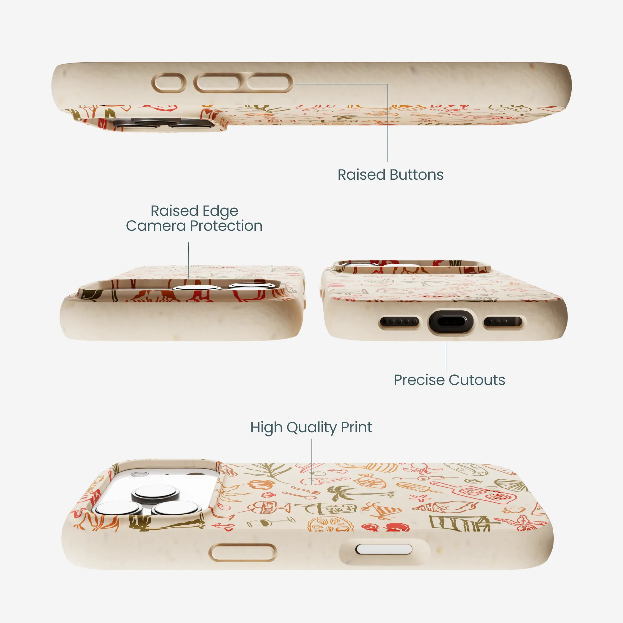 Seashell Sunkissed iPhone 17 Pro Case - Image 3