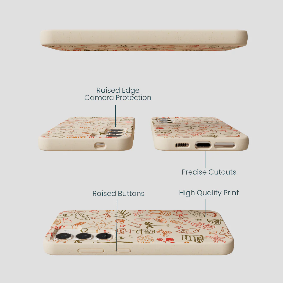 Seashell Sunkissed Samsung Galaxy S24 Case - Image 3
