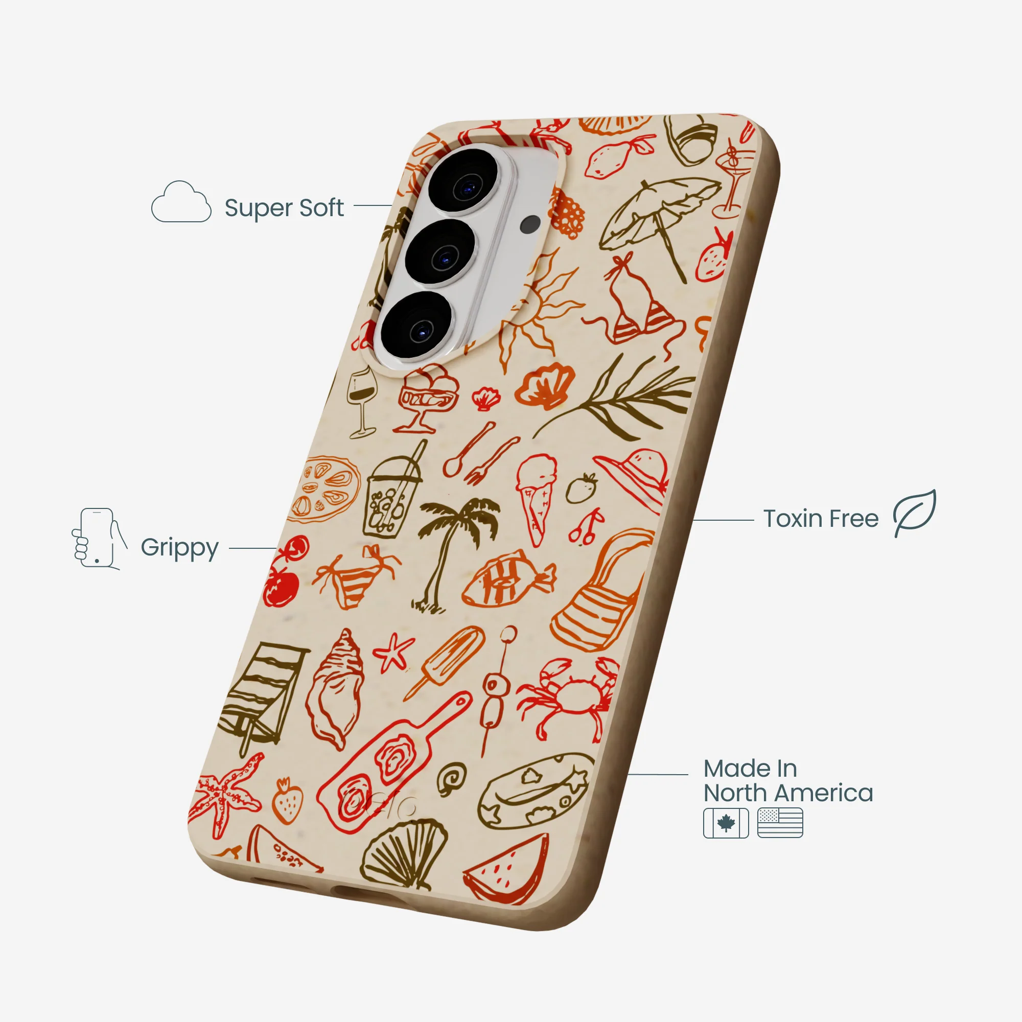 Seashell Sunkissed Samsung Galaxy S26 Case - Image 4