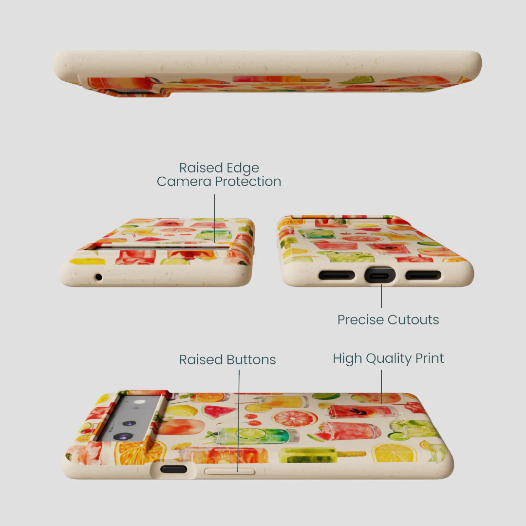 Seashell Sunset Sips Google Pixel 6 Case - Image 3