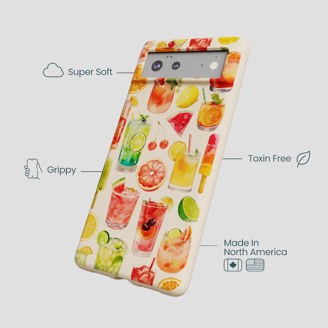 Seashell Sunset Sips Google Pixel 6a Case - Image 4