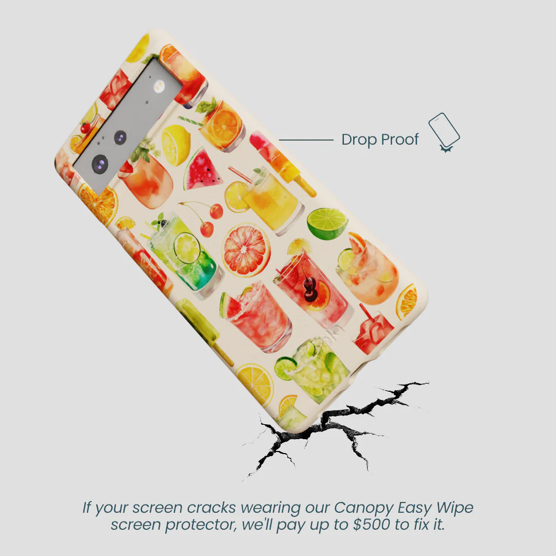 Seashell Sunset Sips Google Pixel 6a Case - Image 5
