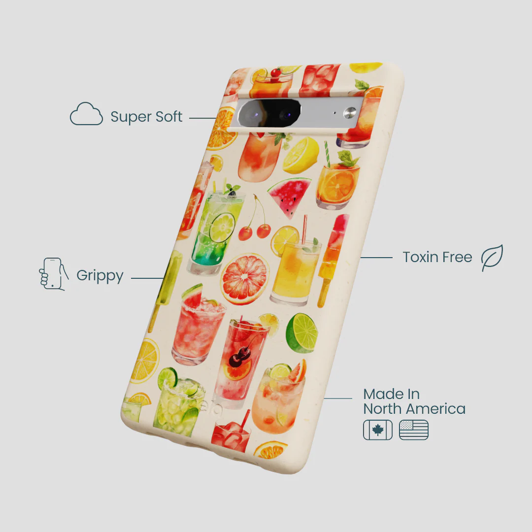 Seashell Sunset Sips Google Pixel 7 Case - Image 4
