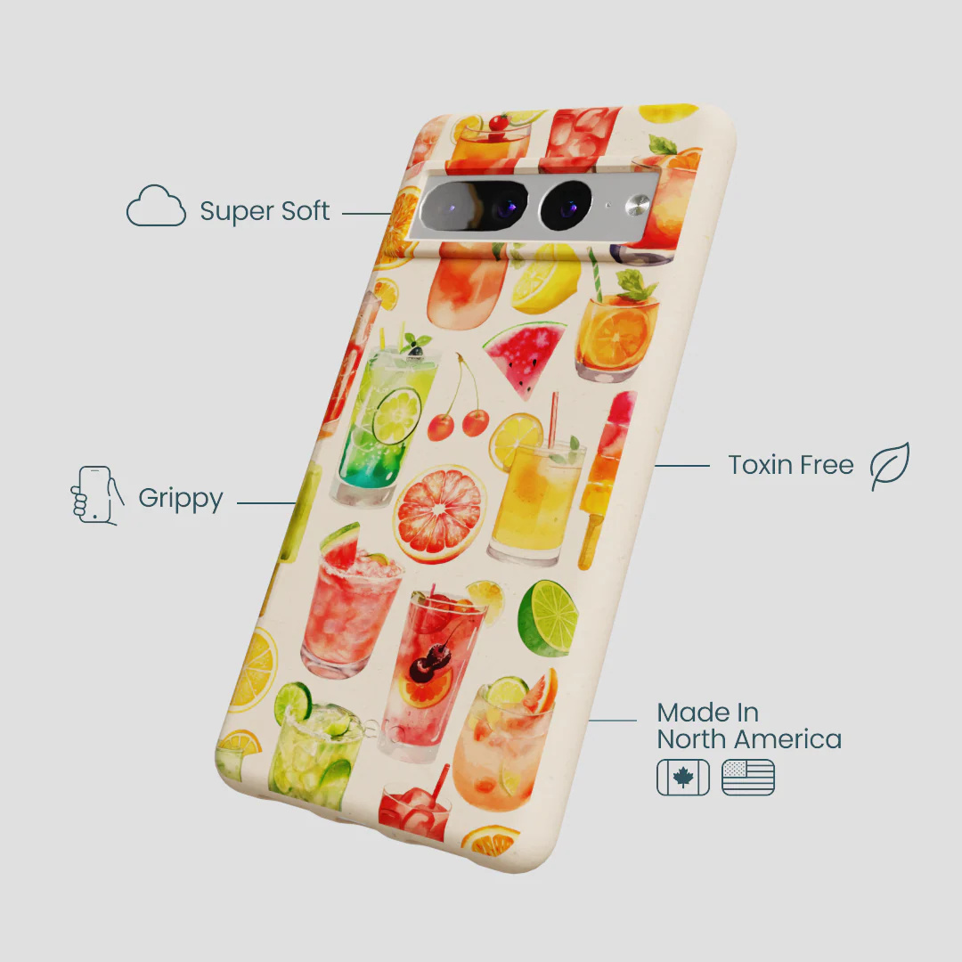 Seashell Sunset Sips Google Pixel 7 Pro Case - Image 4
