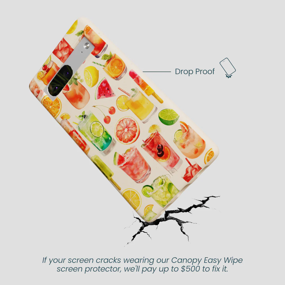 Seashell Sunset Sips Google Pixel 7a Case - Image 5
