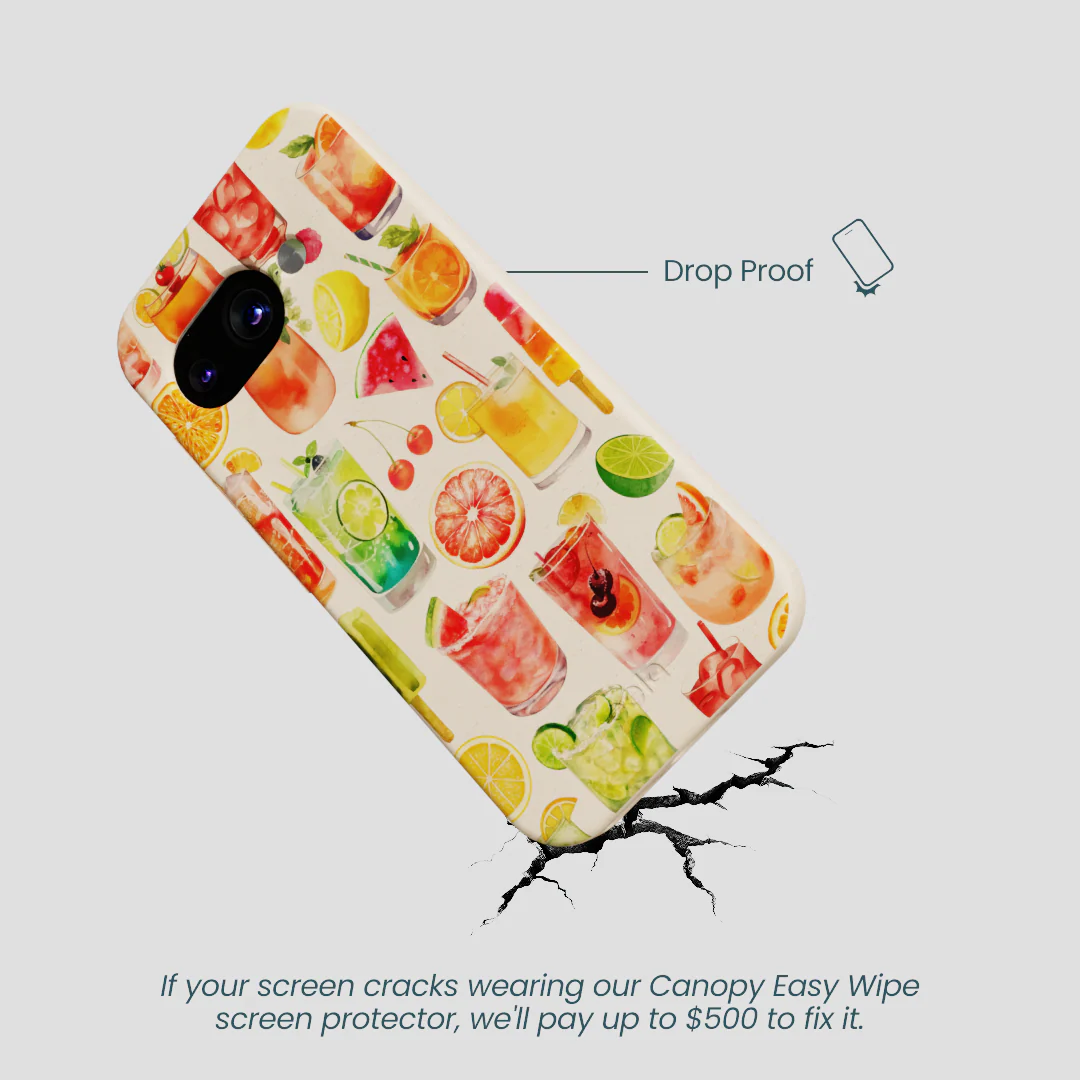 Seashell Sunset Sips Google Pixel 9a Case - Image 5