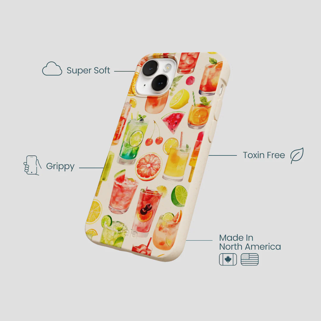 Seashell Sunset Sips iPhone 13 Mini Case - Image 4